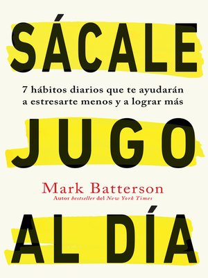cover image of Sácale jugo al día